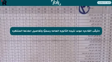 «ترقّب القادم» موعد نتيجة الثانوية العامة رسميًا وتفاصيل إعلانها المنتظرة